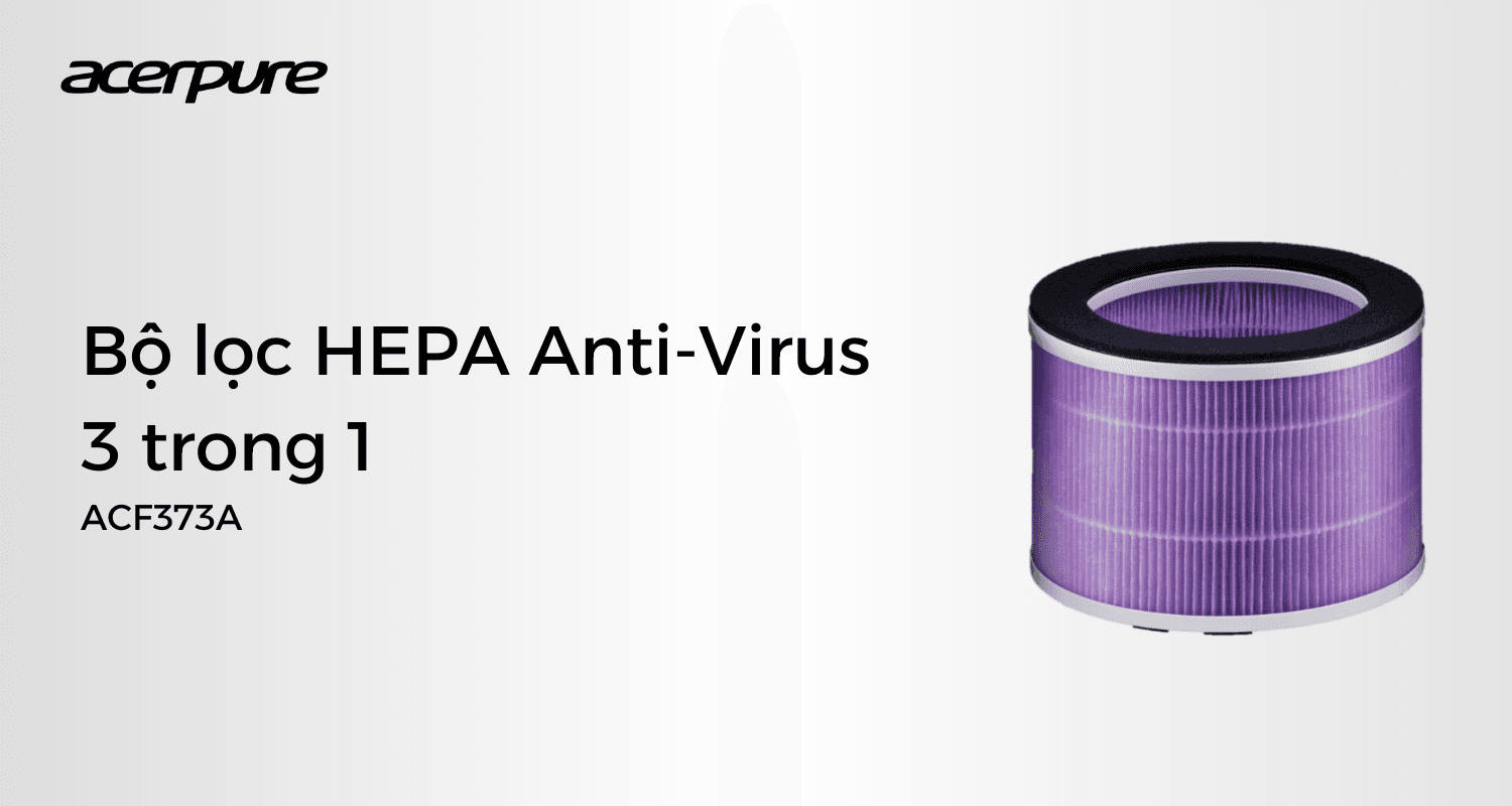 Bộ Lọc Không Khí HEPA Anti-Virus Acerpure ACF373 (Dùng Cho C3 3in1)