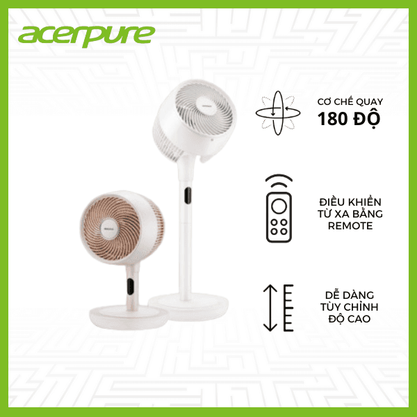 Quạt Đối Lưu Không Khí Acerpure Cozy F2 Chính Hãng