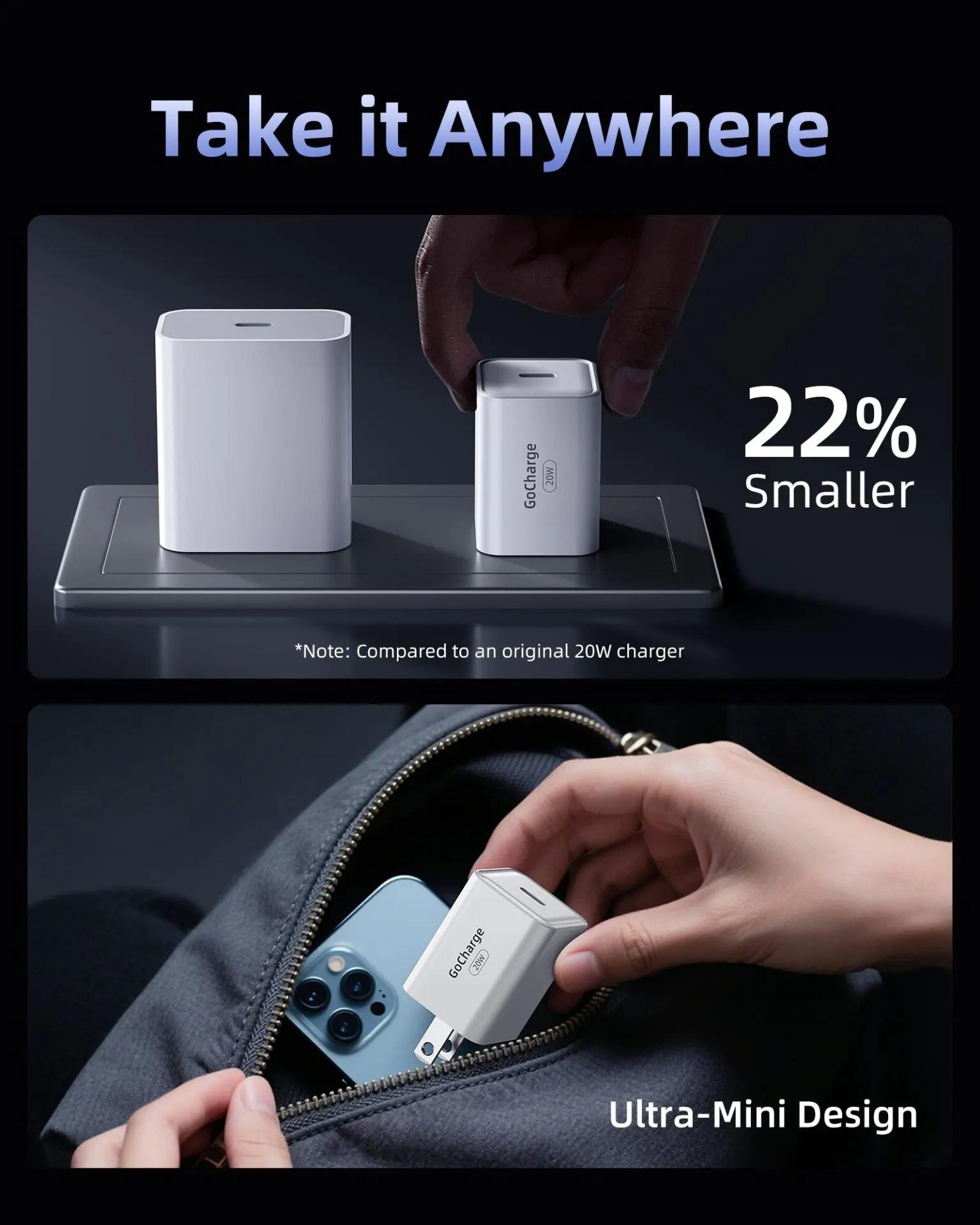 Củ Sạc Innostyle GOCHARGE PD/PPS 20W – Sạc Nhanh Siêu Nhỏ Chính Hãng