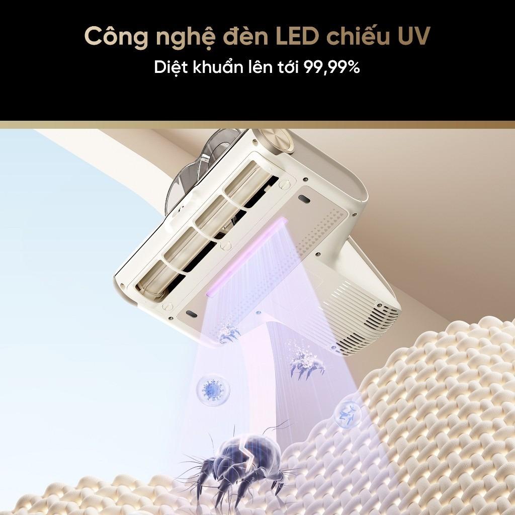 Máy Hút Bụi Giường Nệm Dreame D20 Pro Diệt Mạt & Vi Khuẩn Lực Hút 15.5 kPa Chính Hãng