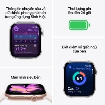 Apple Watch Series 11 42mm GPS Viền Nhôm Dây Cao Su Chính Hãng Apple Việt Nam