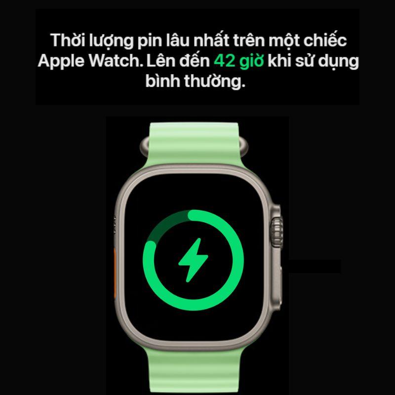 Apple Watch Ultra 3 49mm GPS + Cellular Viền Titanium Đen - Dây Ocean Chính Hãng Apple Việt Nam