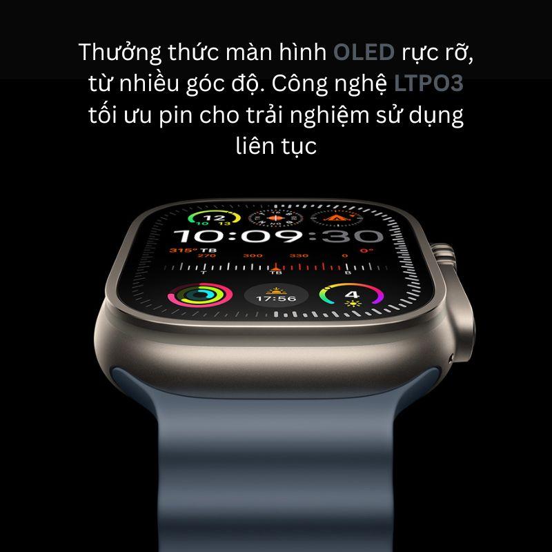 Apple Watch Ultra 3 49mm GPS + Cellular Viền Titanium Đen - Dây Trail Chính Hãng Apple Việt Nam