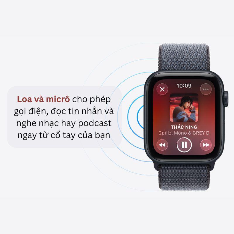Apple Watch SE 3 40mm GPS Viền Nhôm Dây Cao Su Chính Hãng Apple Việt Nam
