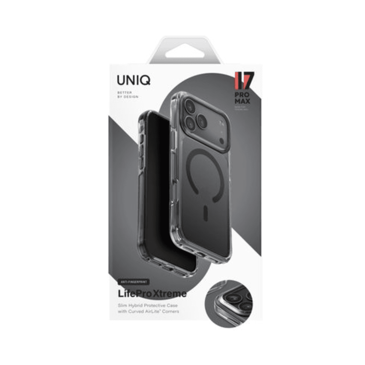 Ốp Lưng UNIQ Hybrid Magclick Charging Lifepro Xtreme Cho iPhone 17 Promax