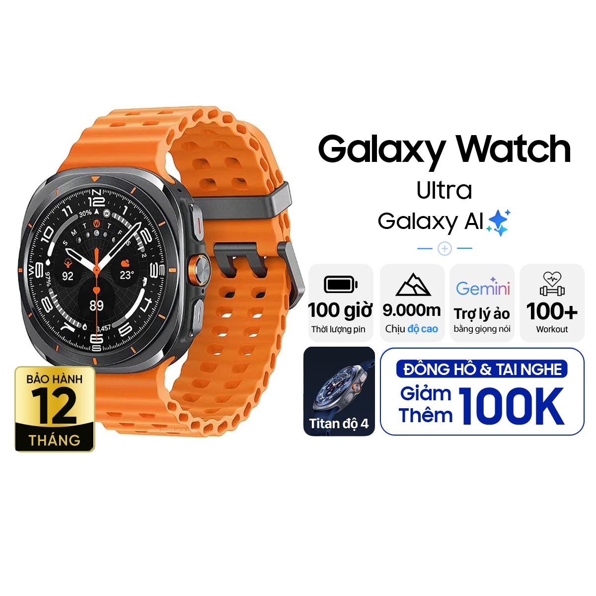 Samsung Galaxy Watch Ultra 2025 47mm LTE Chính Hãng BHĐT