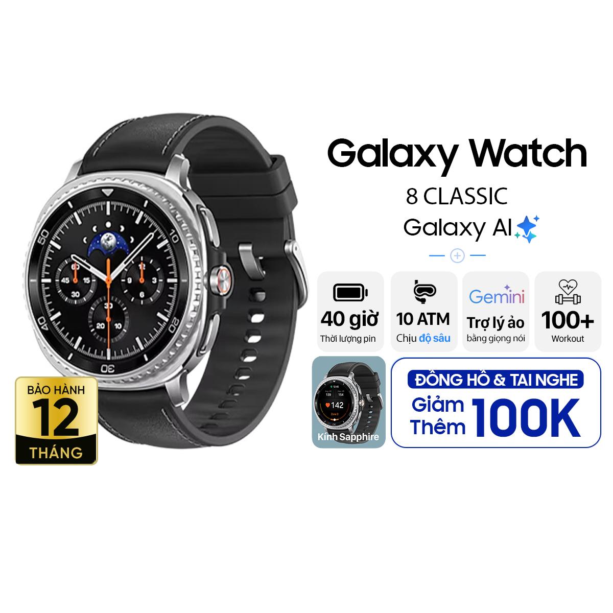 Samsung Galaxy Watch 8 Classic BT 46mm Chính Hãng - BHĐT