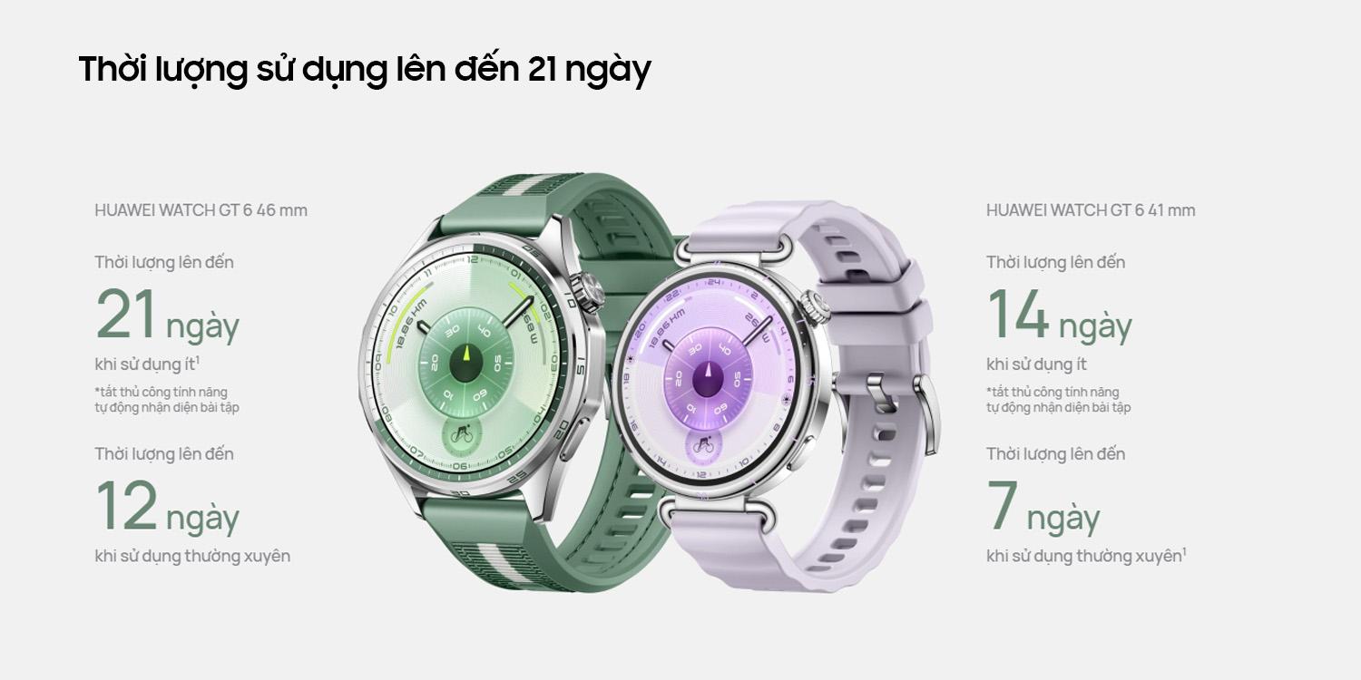 Đồng hồ thông minh Huawei Watch GT6 46mm - Dây Silicone