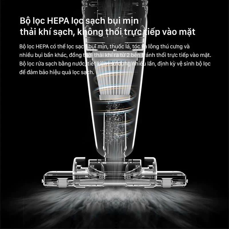 Máy Hút Bụi Cầm Tay Deerma DX118C Sea 2in1 Chính Hãng