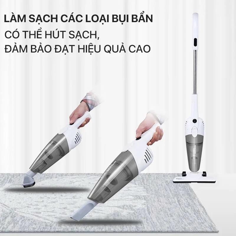 Máy Hút Bụi Cầm Tay Deerma DX118C Sea 2in1 Chính Hãng