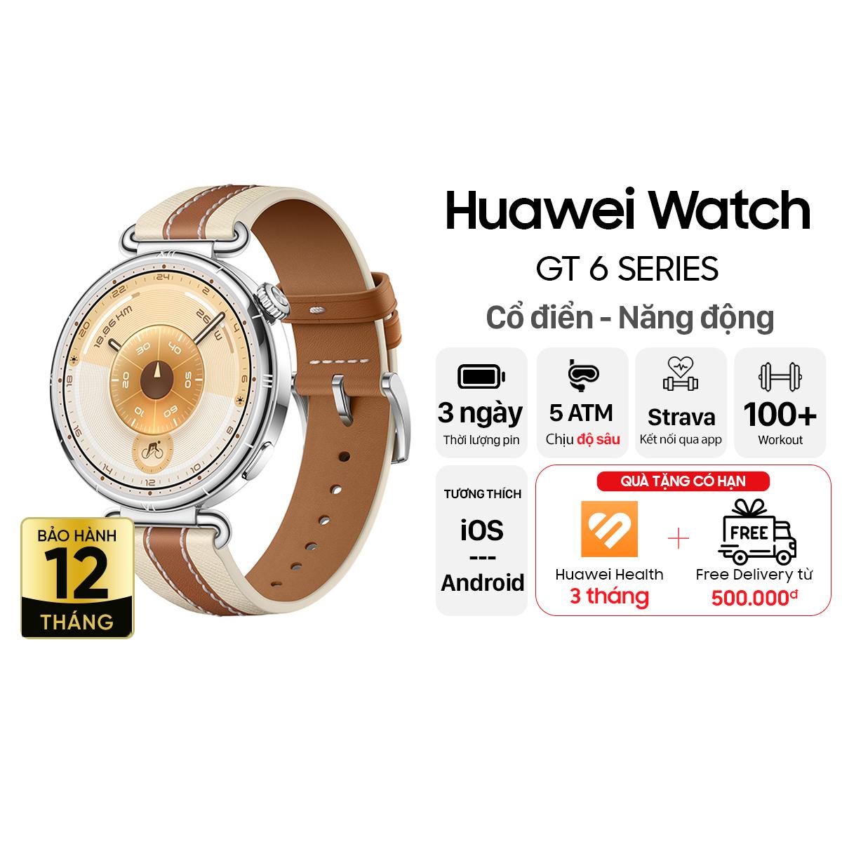 Đồng hồ thông minh Huawei Watch GT6 41mm - Dây Vải
