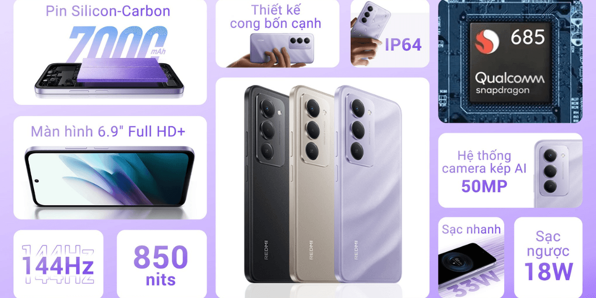 Xiaomi Redmi 15 6GB/128GB Chính Hãng 