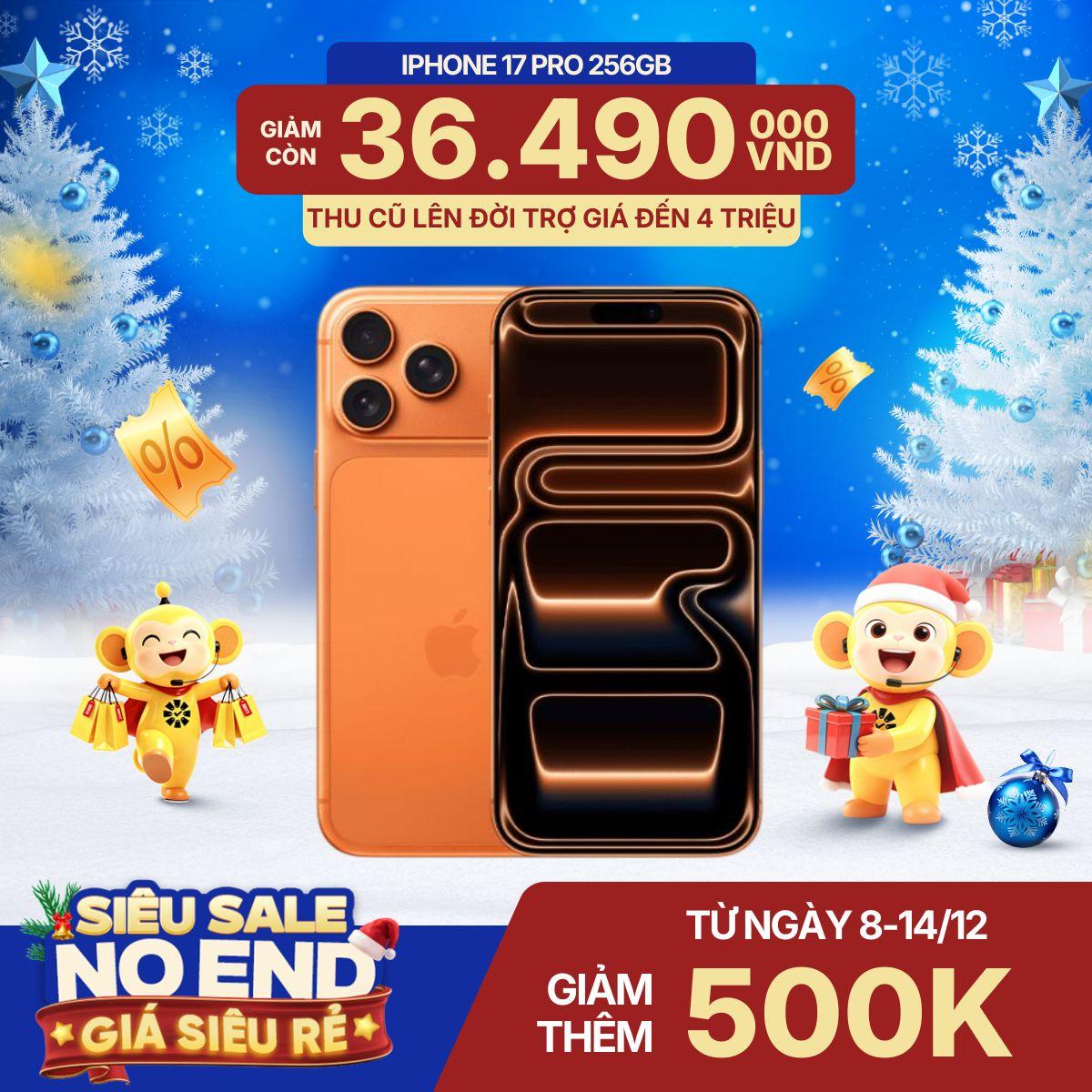 iPhone 17 Pro Max 256GB | Chính Hãng Apple Việt Nam