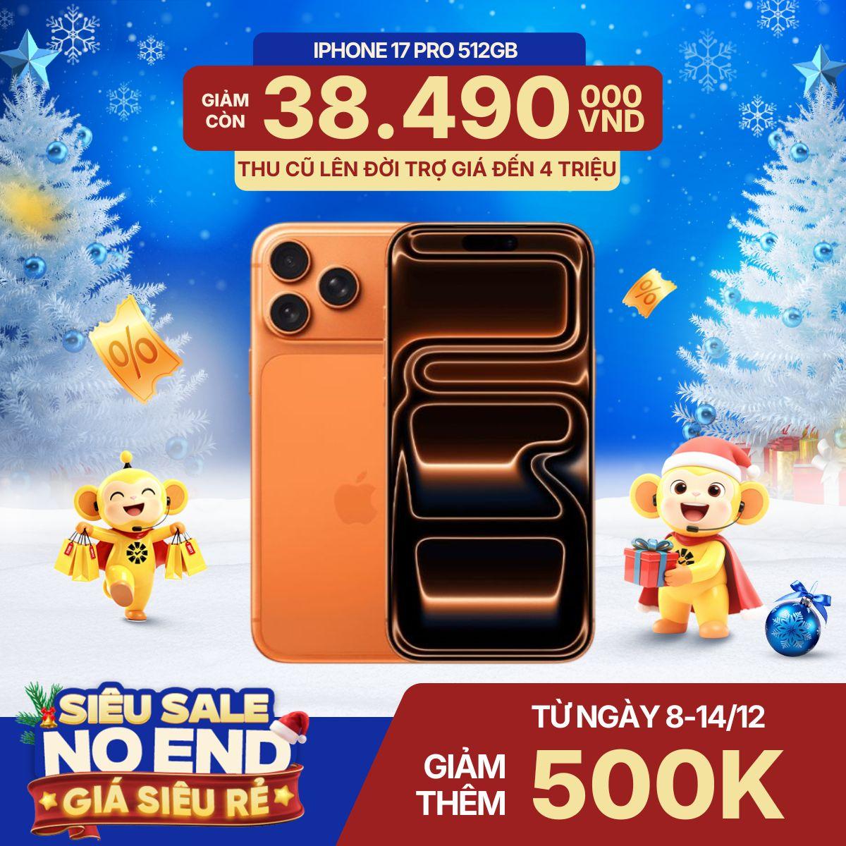 iPhone 17 Pro 512GB | Chính Hãng Apple Việt Nam