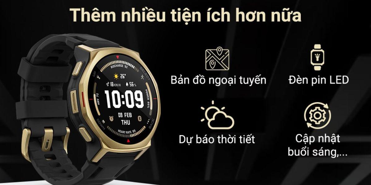Đồng Hồ Thông Minh Amazfit T-Rex 3 Pro 44mm Dây Silicone Chính Hãng 