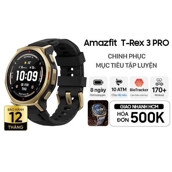 Đồng Hồ Thông Minh Amazfit T-Rex 3 Pro 44mm Dây Silicone Chính Hãng 