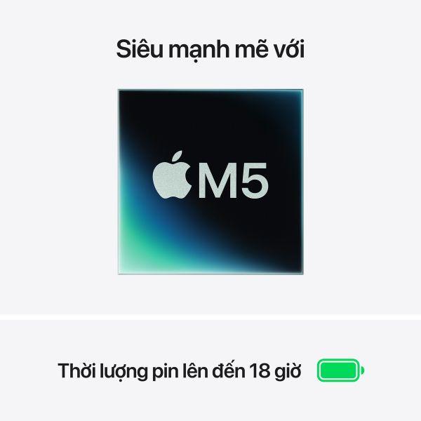 MacBook Air M5 13 Inch 10 CPU 10 GPU (24GB/1TB) | Chính Hãng Apple Việt Nam