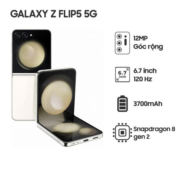 Samsung Galaxy Z Flip5 5G 8G/512GB Chính Hãng - BHĐT