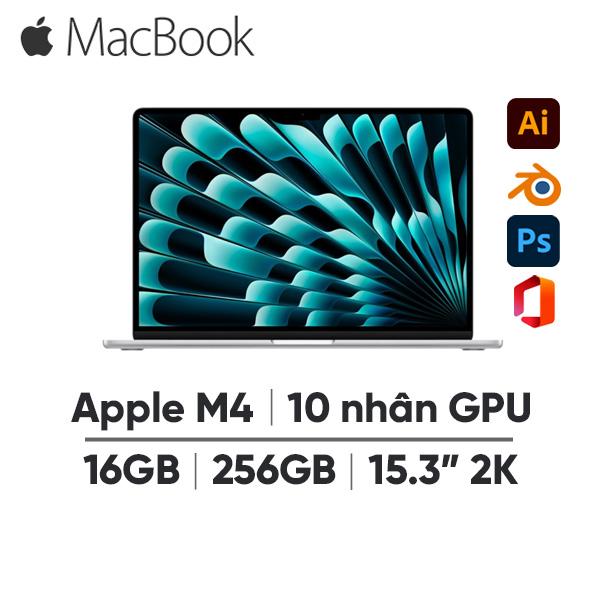 MacBook Air M4 15 Inch 10 CPU 10 GPU (16GB/256GB) | Chính Hãng Apple Việt Nam