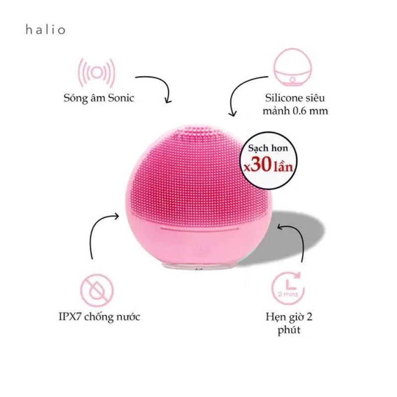 Máy rửa mặt Halio Sensitive Facial Cleansing & Massaging Chính Hãng