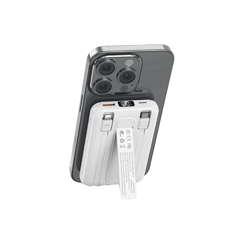 Pin Sạc Dự Phòng DIPOSI DiPow Magnetic 5in1 Digital Display 10000mAh Sạc Nhanh 22.5W PGK-02 Chính Hãng