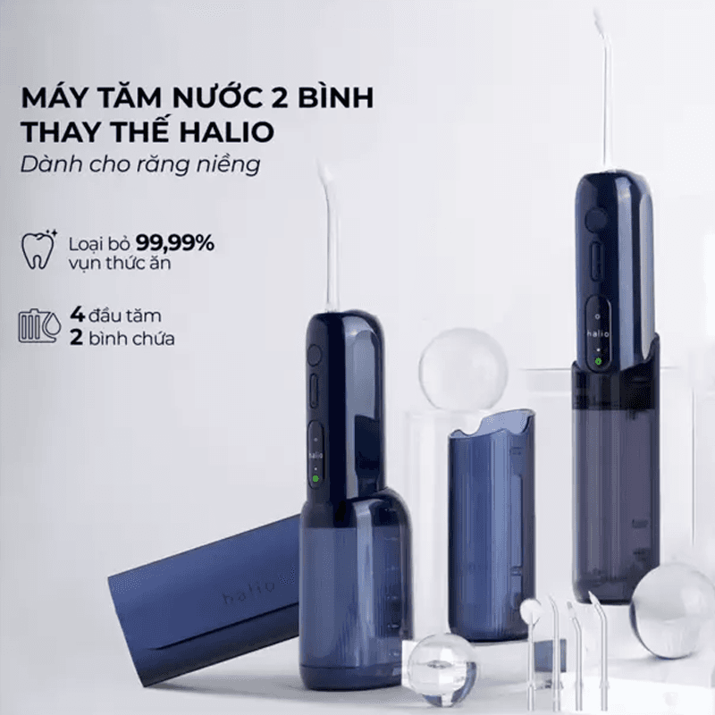 Máy tăm nước Halio Ultraclean Express Hydro Floss Chính Hãng