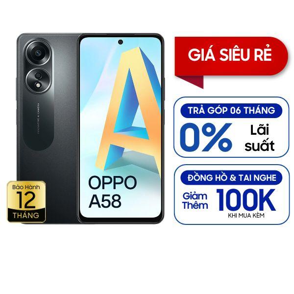 Oppo A58 4G 6GB/128GB Chính Hãng