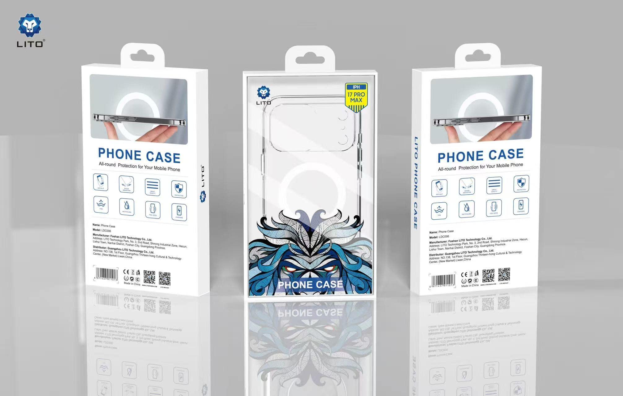 Ốp Lưng Magsafe LITO Trong Suốt Cho iPhone 17 Series & iPhone Air