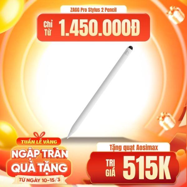 Bút Cảm Ứng ZAGG Pro Stylus 2 Pencil Chính Hãng - Upgraded Version